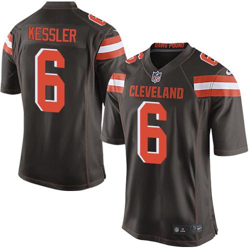 Nike Browns #6 Cody Kessler Brown Team Color Youth Stitched NFL New Elite Jersey
