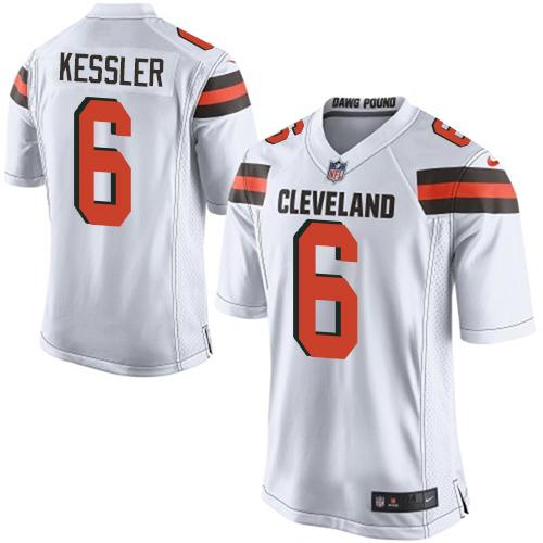 Nike Browns #6 Cody Kessler White Youth Stitched NFL New Elite Jersey
