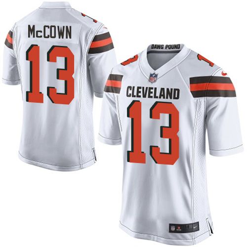 Nike Browns #13 Josh McCown White Youth Stitched NFL New Elite Jersey