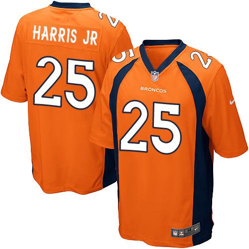 Nike Broncos #25 Chris Harris Jr Orange Team Color Youth Stitched NFL New Elite Jersey