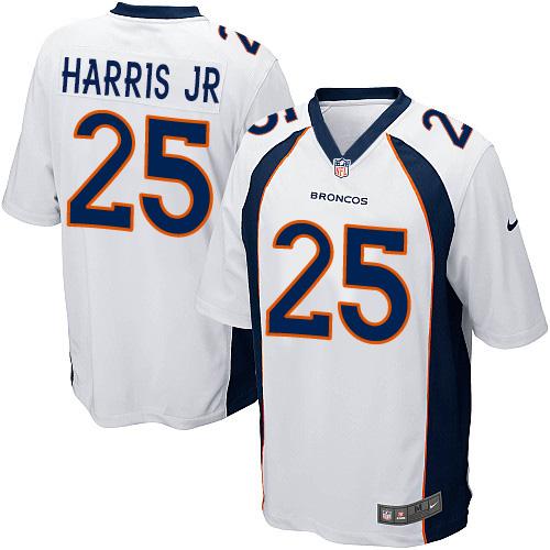 Nike Broncos #25 Chris Harris Jr White Youth Stitched NFL New Elite Jersey