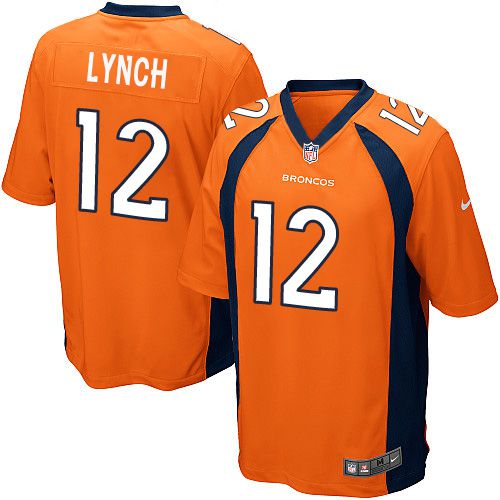 Nike Broncos #12 Paxton Lynch Orange Team Color Youth Stitched NFL New Elite Jersey