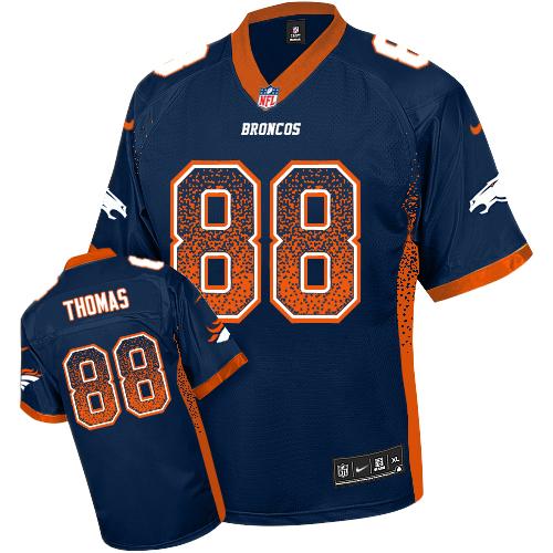 Nike Broncos #88 Demaryius Thomas Blue Alternate Youth Stitched NFL Elite Drift Fashion Jersey