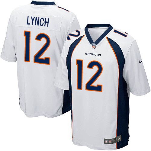 Nike Broncos #12 Paxton Lynch White Youth Stitched NFL New Elite Jersey