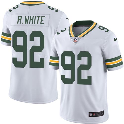 Nike Packers #92 Reggie White White Youth Stitched NFL Limited Rush Jersey