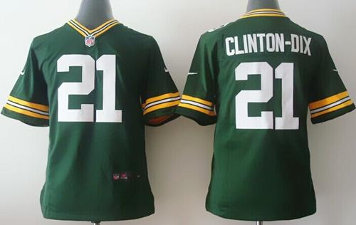 Nike Packers #21 Ha Ha Clinton-Dix Green Team Color Youth Stitched NFL Elite Jersey