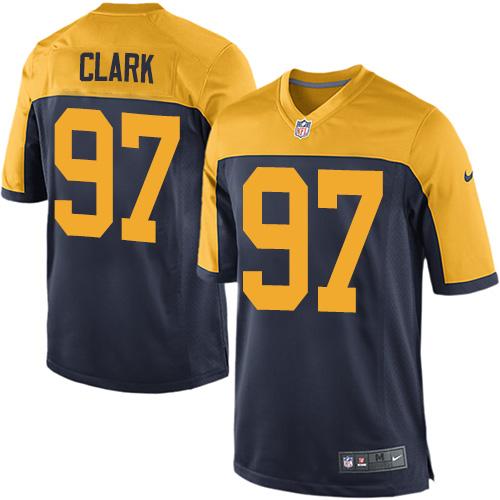 Nike Packers #97 Kenny Clark Navy Blue Alternate Youth Stitched NFL New Elite Jersey