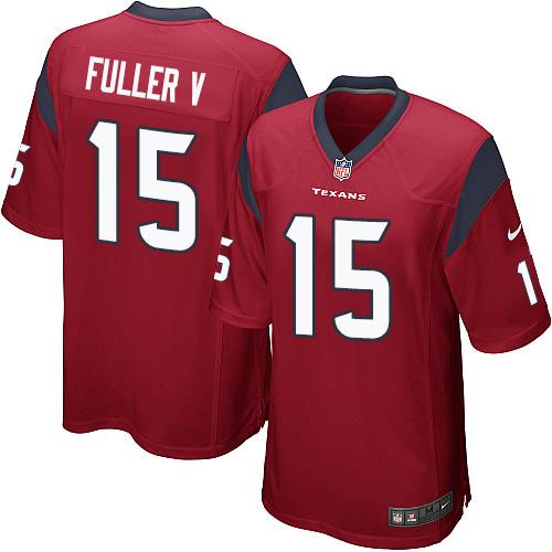 Nike Texans #15 Will Fuller V Red Alternate Youth Stitched NFL Elite Jersey