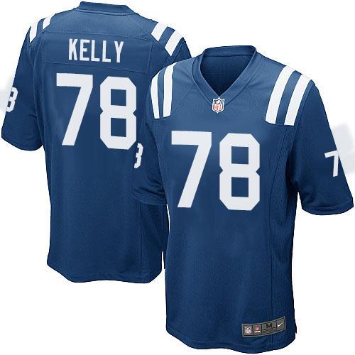 Nike Colts #78 Ryan Kelly Royal Blue Team Color Youth Stitched NFL Elite Jersey