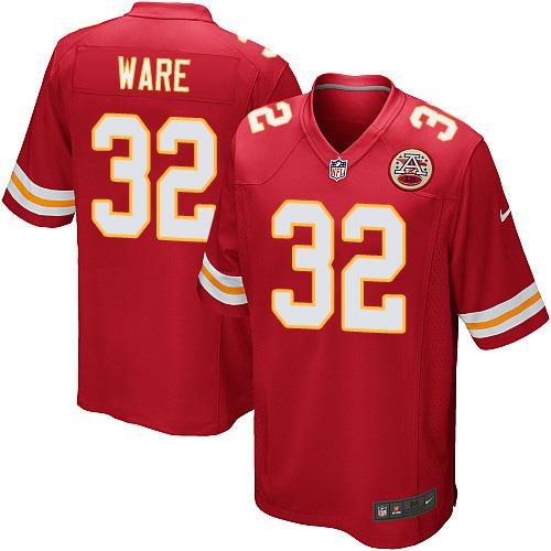 Nike Chiefs #32 Spencer Ware Red Team Color Youth Stitched NFL Elite Jersey