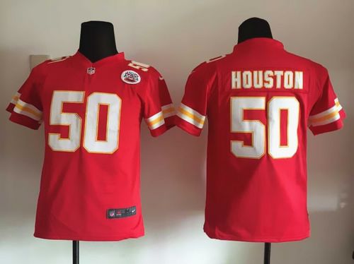 Nike Chiefs #50 Justin Houston Red Team Color Youth Stitched NFL Elite Jersey
