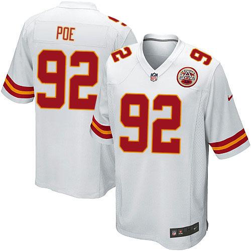 Nike Chiefs #92 Dontari Poe White Youth Stitched NFL Elite Jersey