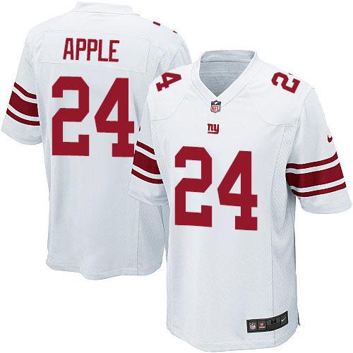 Nike Giants #24 Eli Apple White Youth Stitched NFL Elite Jersey