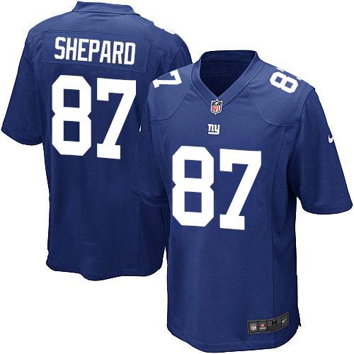Nike Giants #87 Sterling Shepard Royal Blue Team Color Youth Stitched NFL Elite Jersey