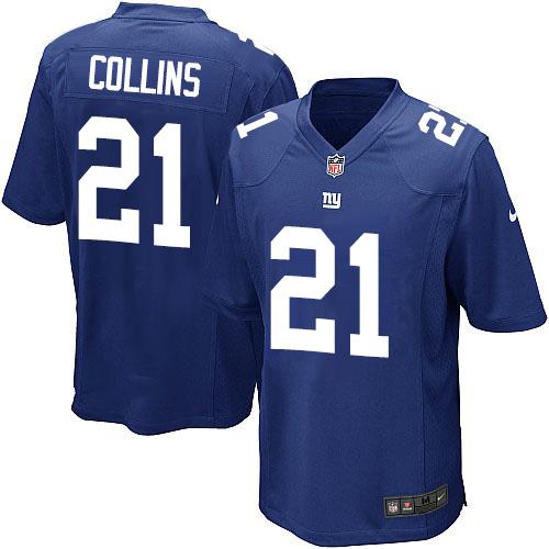 Nike Giants #21 Landon Collins Royal Blue Team Color Youth Stitched NFL Elite Jersey