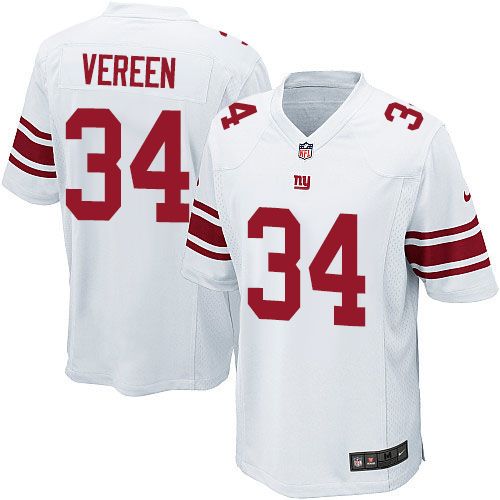 Nike Giants #34 Shane Vereen White Color Youth Stitched NFL Elite Jersey