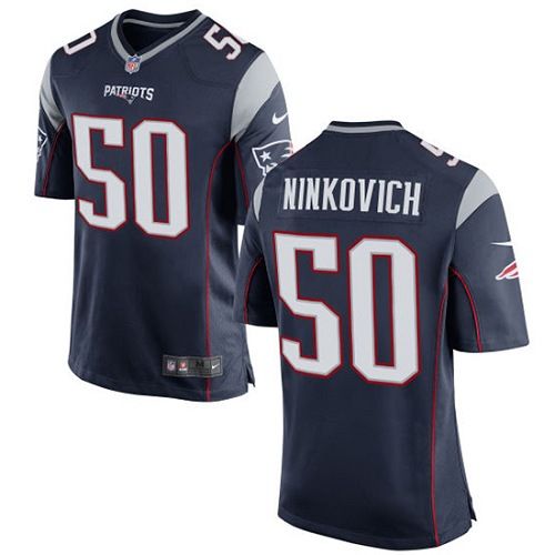 Nike Patriots #50 Rob Ninkovich Navy Blue Team Color Youth Stitched NFL New Elite Jersey