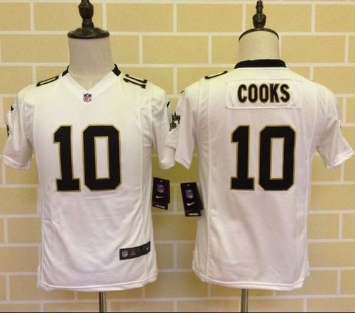 Nike Saints #10 Brandin Cooks White Youth Stitched NFL Elite Jersey