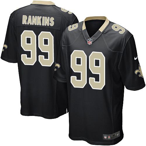 Nike Saints #99 Sheldon Rankins Black Team Color Youth Stitched NFL Elite Jersey