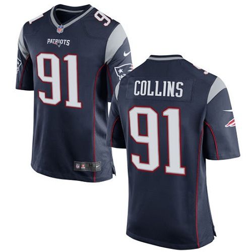 Nike Patriots #91 Jamie Collins Navy Blue Team Color Youth Stitched NFL New Elite Jersey