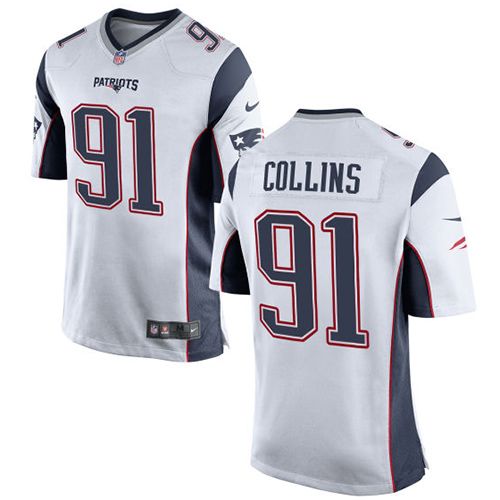 Nike Patriots #91 Jamie Collins White Youth Stitched NFL New Elite Jersey