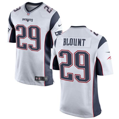 Nike Patriots #29 LeGarrette Blount White Youth Stitched NFL New Elite Jersey