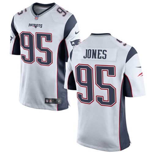 Nike Patriots #95 Chandler Jones White Youth Stitched NFL New Elite Jersey