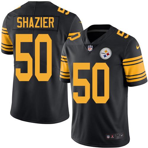 Nike Steelers #50 Ryan Shazier Black Youth Stitched NFL Limited Rush Jersey