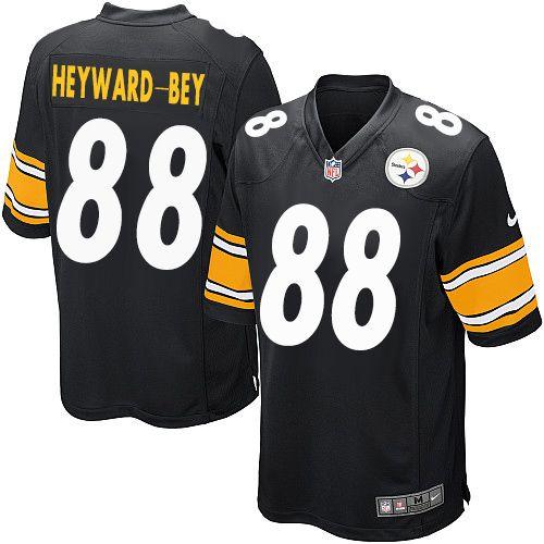 Nike Steelers #88 Darrius Heyward-Bey Black Team Color Youth Stitched NFL Elite Jersey