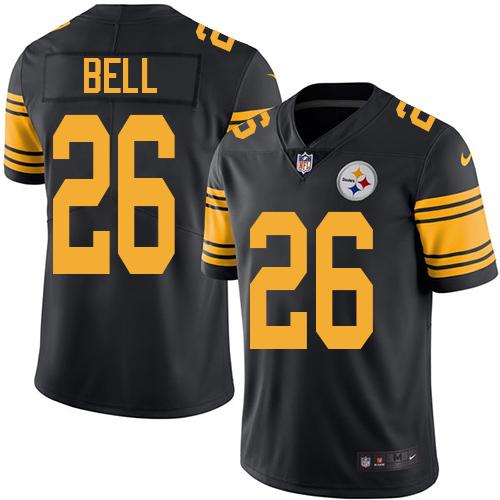 Nike Steelers #26 Le'Veon Bell Black Youth Stitched NFL Limited Rush Jersey