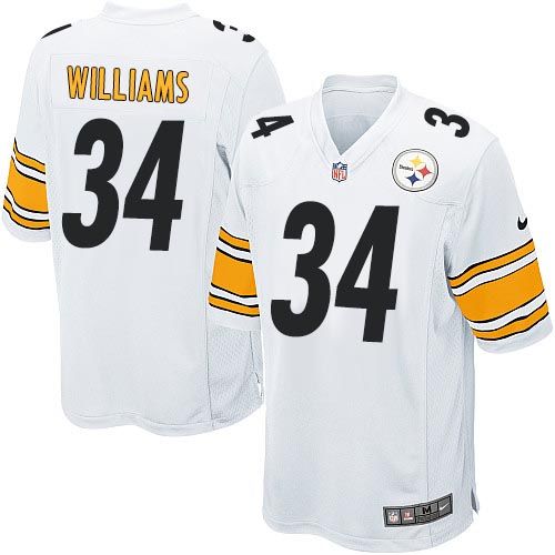 Nike Steelers #34 DeAngelo Williams White Youth Stitched NFL Elite Jersey