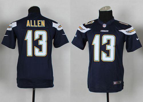 Nike Chargers #13 Keenan Allen Navy Blue Team Color Youth Stitched NFL New Elite Jersey