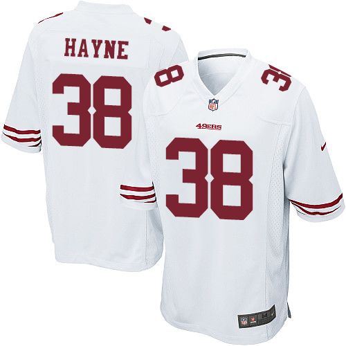 Nike 49ers #38 Jarryd Hayne White Youth Stitched NFL Elite Jersey