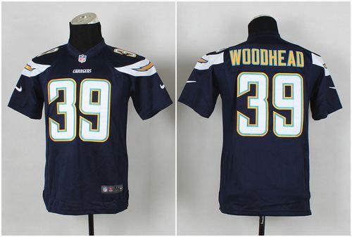 Nike Chargers #39 Danny Woodhead Navy Blue Team Color Youth Stitched NFL New Elite Jersey
