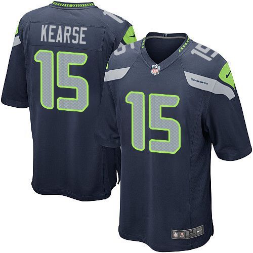 Nike Seahawks #15 Jermaine Kearse Steel Blue Team Color Youth Stitched NFL Elite Jersey