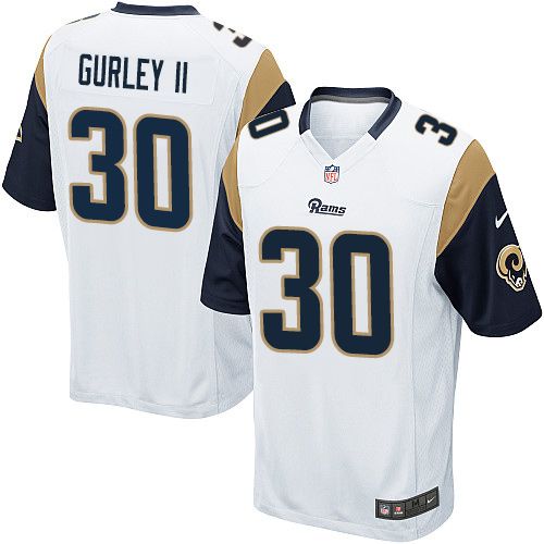 Nike Rams #30 Todd Gurley II White Youth Stitched NFL Elite Jersey