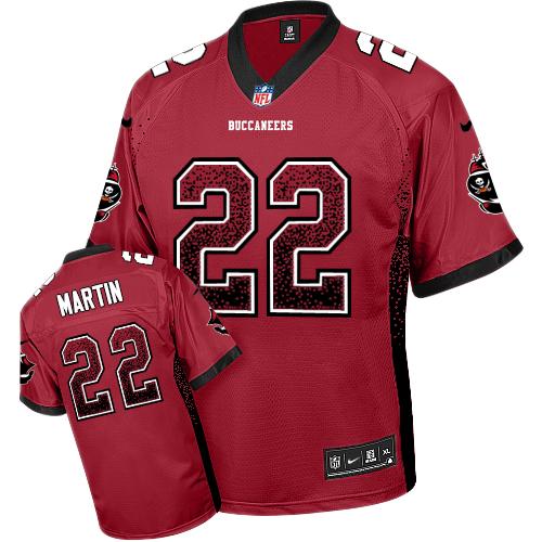 Nike Buccaneers #22 Doug Martin Red Team Color Youth Stitched NFL Elite Drift Fashion Jersey