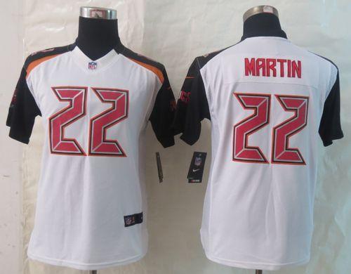 Nike Buccaneers #22 Doug Martin White Youth Stitched NFL New Limited Jersey