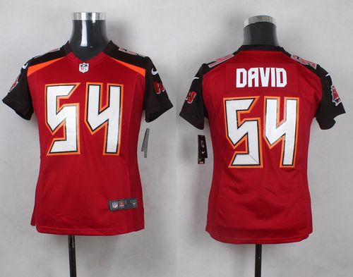 Nike Buccaneers #54 Lavonte David Red Team Color Youth Stitched NFL New Elite Jersey