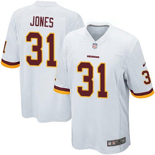 Nike Redskins #31 Matt Jones White Youth Stitched NFL Elite Jersey