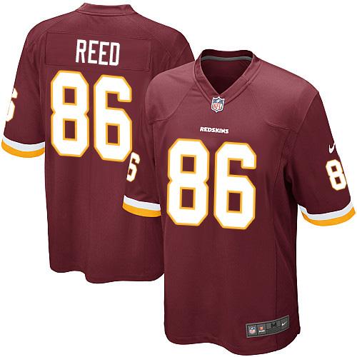 Nike Redskins #86 Jordan Reed Burgundy Red Team Color Youth Stitched NFL Elite Jersey
