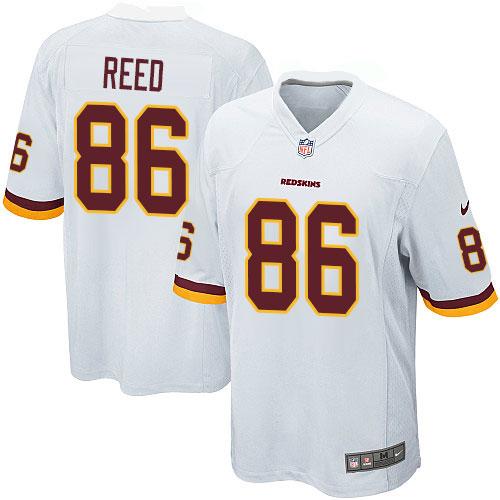 Nike Redskins #86 Jordan Reed White Youth Stitched NFL Elite Jersey