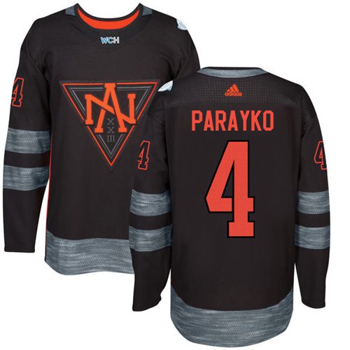 Team North America #4 Colton Parayko Black 2016 World Cup Stitched Youth NHL Jersey
