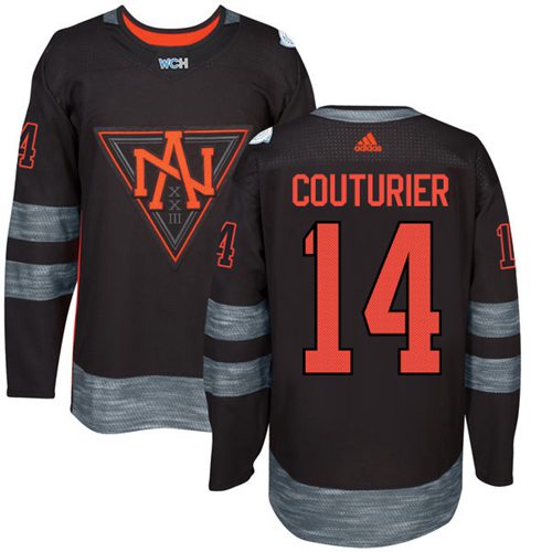 Team North America #14 Sean Couturier Black 2016 World Cup Stitched Youth NHL Jersey