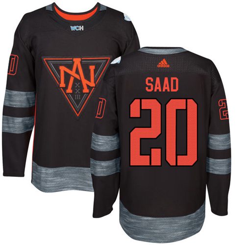 Team North America #20 Brandon Saad Black 2016 World Cup Stitched Youth NHL Jersey