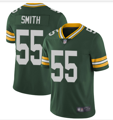 YoutYouth Green Bay Packers #55 Za'Darius Smith Green Vapor Untouchable Stitched NFL Limited Jersey