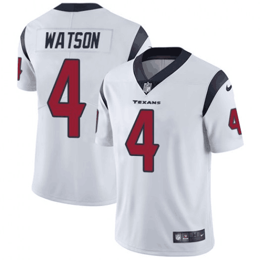 Youth Houston Texans #4 Deshaun Watson White Vapor Untouchable Limited Stitched NFL Jersey