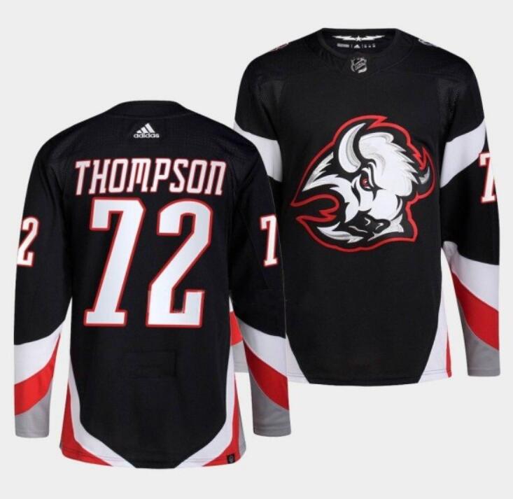 Youth Buffalo Sabres #72 Tage Thompson Black 2022/23 Stitched Jersey