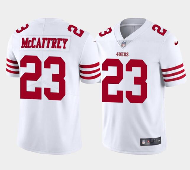 Toddler NFL San Francisco 49ers #23 Christian McCaffrey White 2022 Vapor Untouchable Stitched Jersey