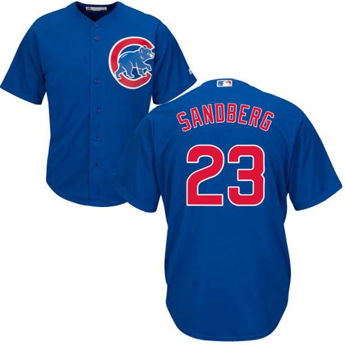 Cubs #23 Ryne Sandberg Blue Alternate Stitched Youth MLB Jersey